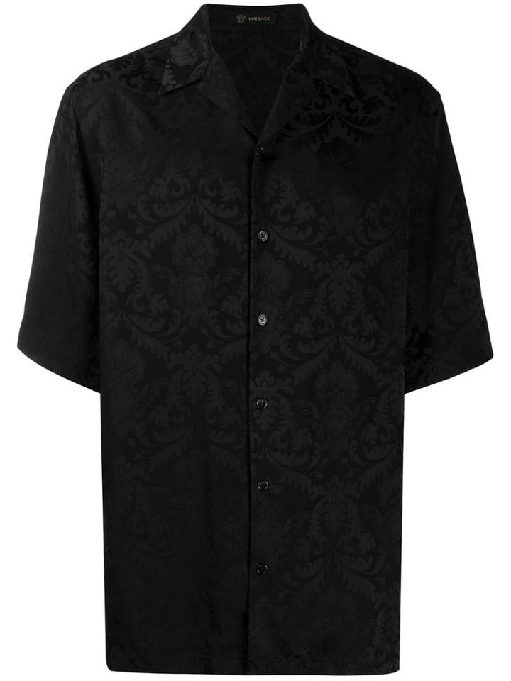 Versace Barocco Print Shirt - Black