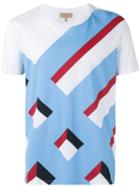 Burberry Printed T-shirt, Men's, Size: Small, White, Cotton