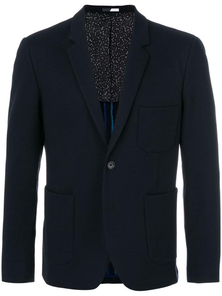 Ps Paul Smith Handkerchief Blazer - Blue