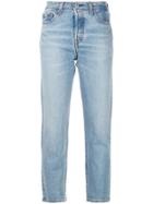 Levi's Crop Tapered Jeans - Blue