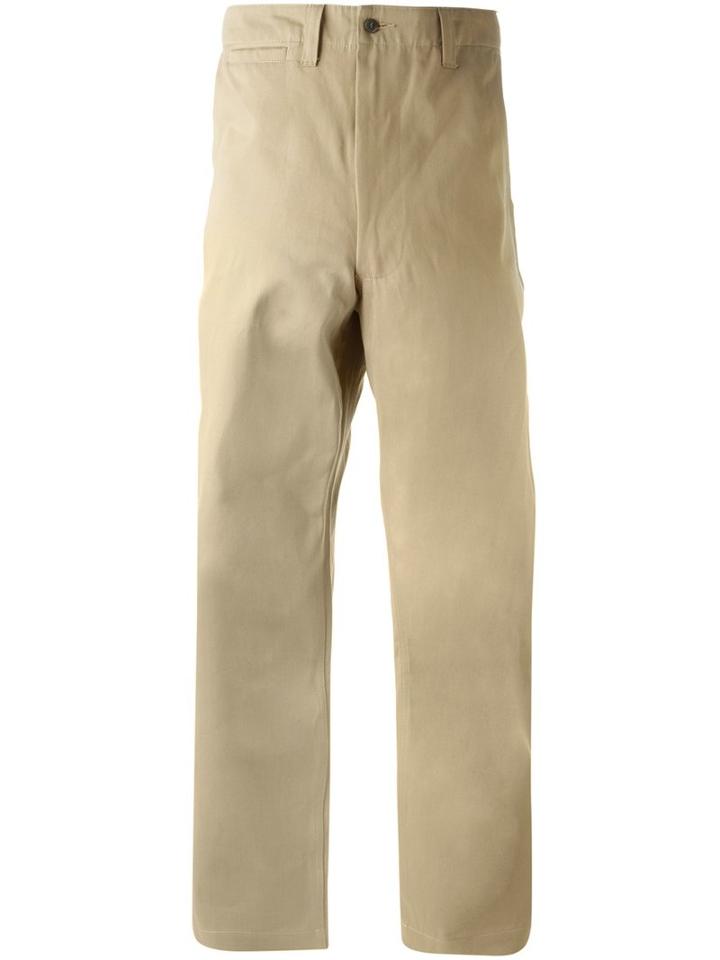 E. Tautz - Wide Leg Field Trousers - Men - Cotton - 32, Nude/neutrals, Cotton