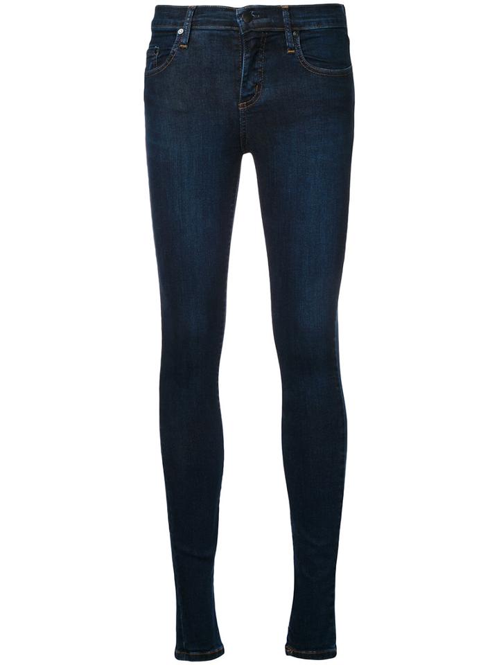 Nobody Denim Magic Geo Super Skinny, Women's, Size: 26, Blue, Cotton/elastodiene/polyester