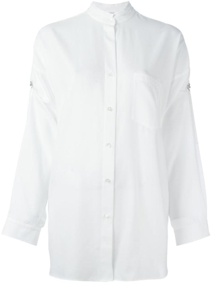 Helmut Lang Open Back Oversized Shirt