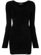 Dsquared2 Pointelle Knit Dress - Black