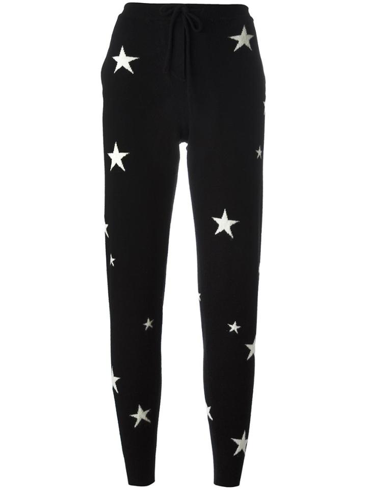 Chinti & Parker Star Track Pants - Black