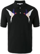 Stella Mccartney Embroidered Swallow Polo Shirt - Black