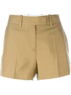 Maison Margiela - Tailored Shorts - Women - Silk/cotton - 42, Nude/neutrals, Silk/cotton