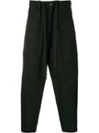 Uma Wang Dotted Drop-crotch Trousers - Black