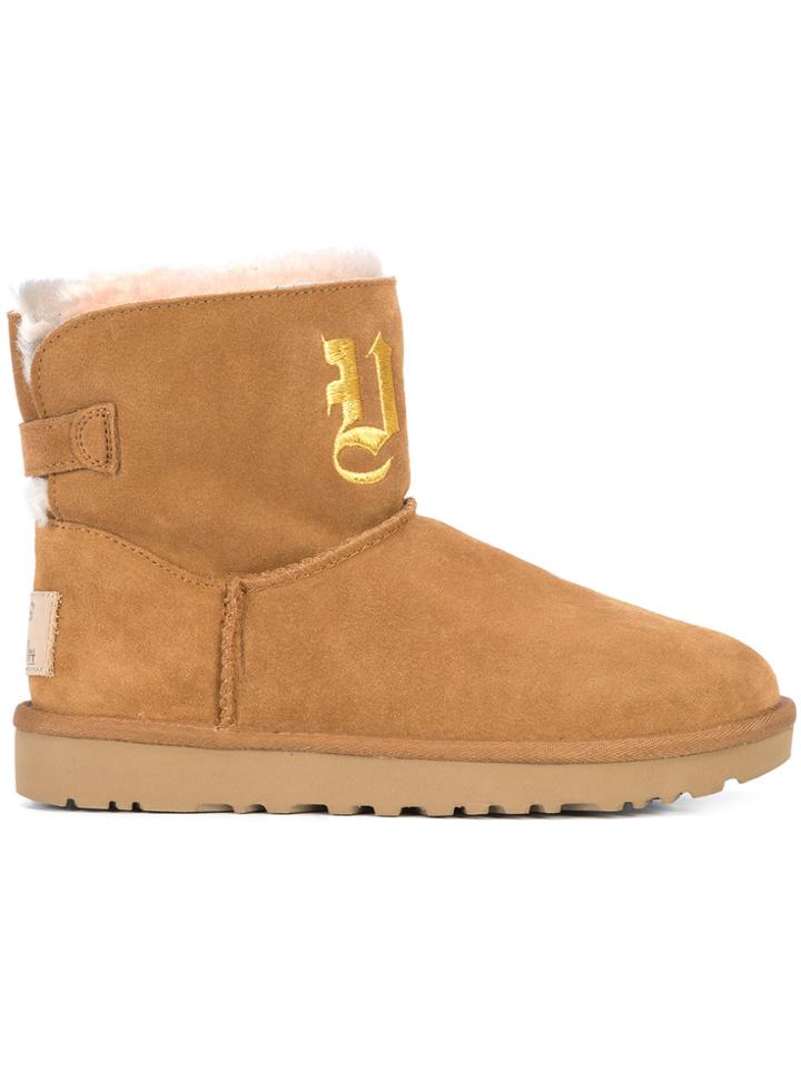 Jeremy Scott Ugg X Jeremy Scott Ugg Life Embroidered Mini Boots -