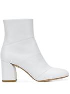 Christian Wijnants Block-heel Ankle Boots - White