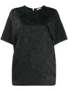 Nº21 Crinkle Texture T-shirt - Black