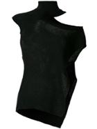 Ann Demeulemeester Asymmetric Top - Black