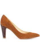Sarah Flint Tortoiseshell Heel Pumps - Brown