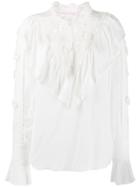 See By Chloé High Neck Ruffled Top - White