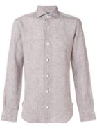 Barba Classic Fitted Shirt - Nude & Neutrals
