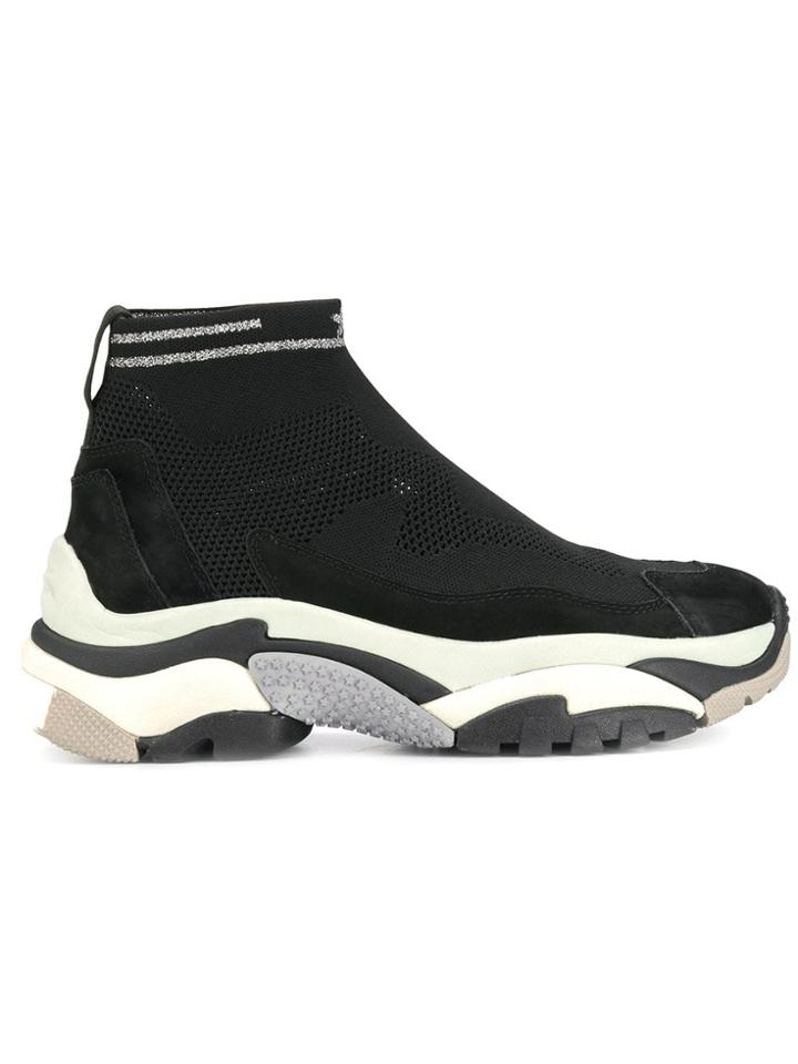 Ash Addict Stretch Sneakers - Black