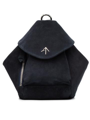 Manu Atelier Mini Suede Fernweh Backpack - Blue