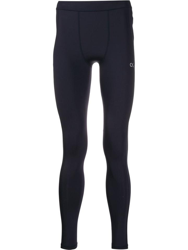 Calvin Klein Logo Sports Leggings - Blue