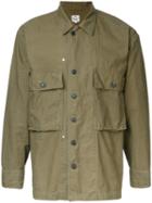 Gold Military Shirt Jacket, Men's, Size: Small, Green, Cotton