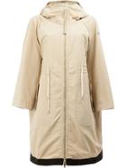 Moncler Pin Hooded Coat - Nude & Neutrals