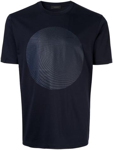 D'urban Sphere Print T-shirt - Blue