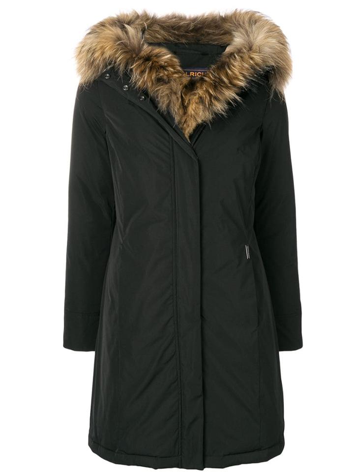 Woolrich Midi Padded Coat - Black