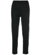 P.a.r.o.s.h. Elasticated Waist Trousers - Black