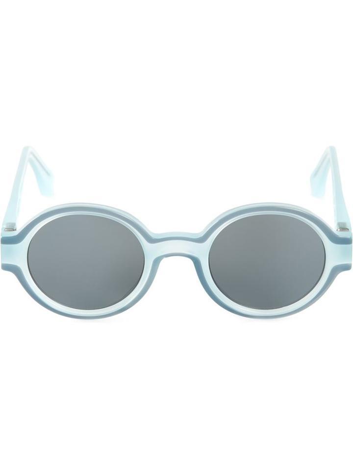 Mykita Mykita X Maison Margiela 'mmdual006' Sunglasses, Adult Unisex, Blue, Acetate