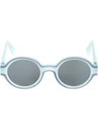 Mykita Mykita X Maison Margiela 'mmdual006' Sunglasses, Adult Unisex, Blue, Acetate