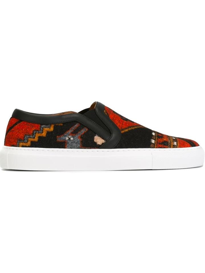 Givenchy Navajo Print Slip-on Sneakers
