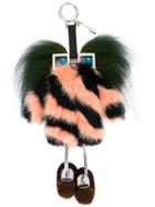 Fendi - 'witches' Bag Charm - Women - Fox Fur/leather/mink Fur/metal (other) - One Size, Fox Fur/leather/mink Fur/metal (other)