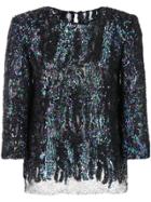 Haney Anja Sequined Blouse - Blue