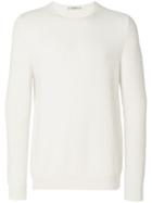 La Fileria For D'aniello Ribbed Crew Neck Jumper - White