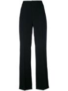 Lanvin - High-waisted Trousers - Women - Polyester - 40, Black, Polyester