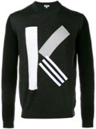 Kenzo 'k' Sweater, Men's, Size: Xs, Grey, Wool