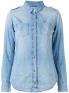 Calvin Klein Jeans - Slim Fit Denim Shirt - Women - Cotton - M, Blue, Cotton