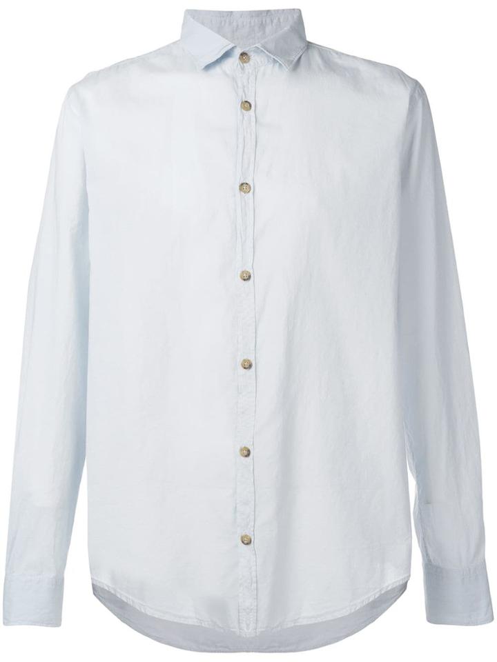 Ecoalf Cody Pointed Collar Shirt - Blue