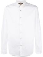 Dnl Welt Pocket Shirt, Men's, Size: 39, White, Cotton