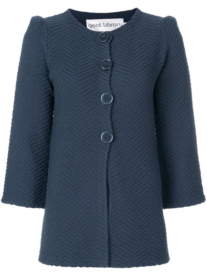 Goat Francis Knitted Jacket - Blue