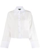 Jejia Boxy Cropped Shirt - White