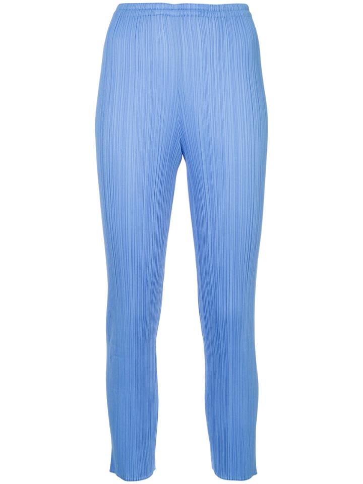 Issey Miyake Vintage Blue Pleated Pants