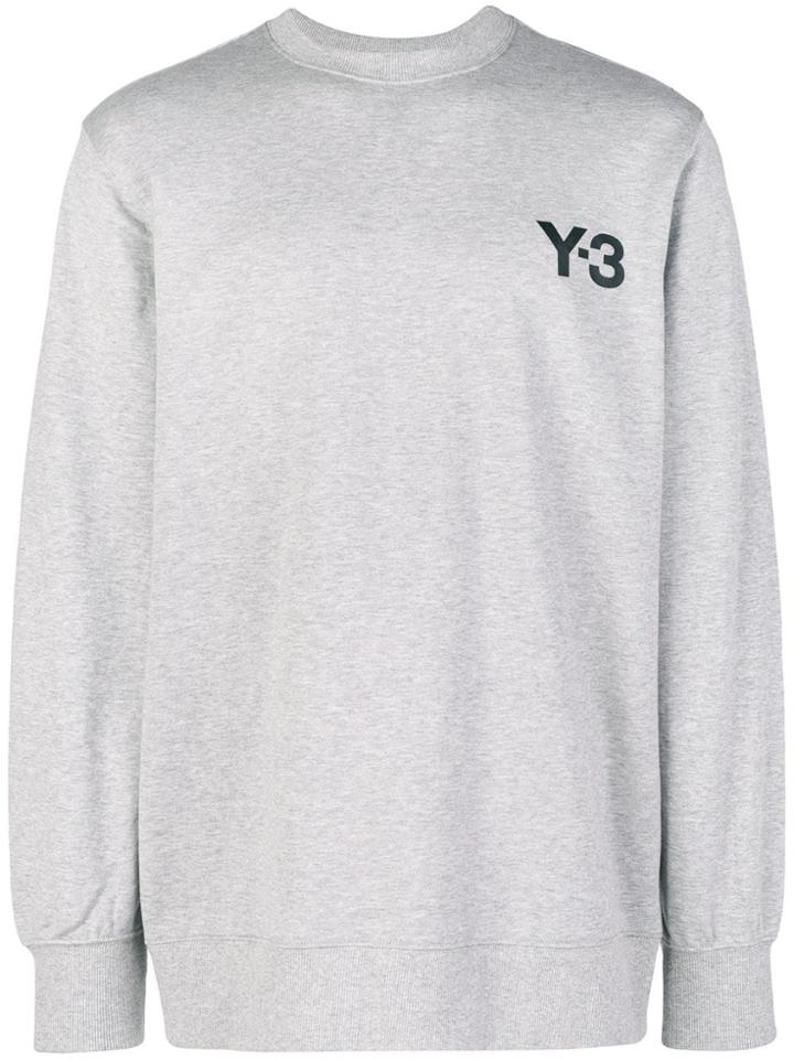 Y-3 Printed Logo Sweatshirt - Grey