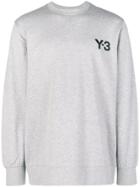 Y-3 Printed Logo Sweatshirt - Grey