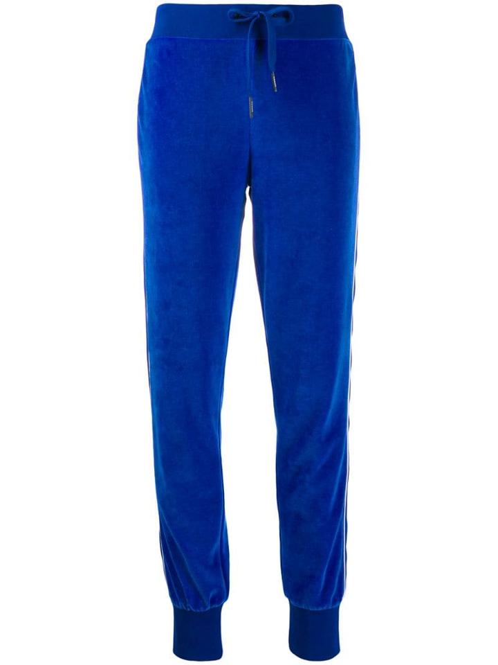 Iceberg Stripe Panel Track Pants - Blue