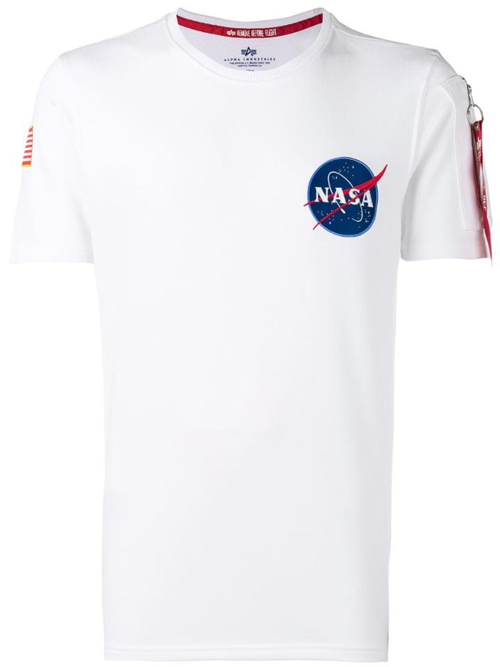 Alpha Industries Logo T-shirt - White