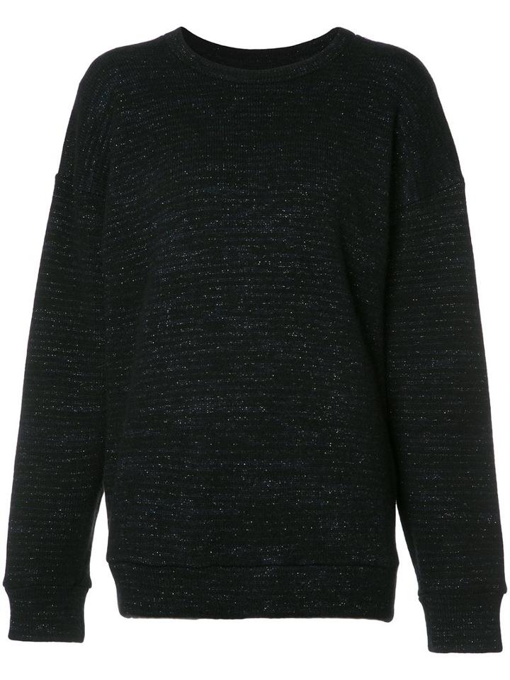 The Elder Statesman Oversized Jumper, Women's, Size: Small, Black, Cashmere