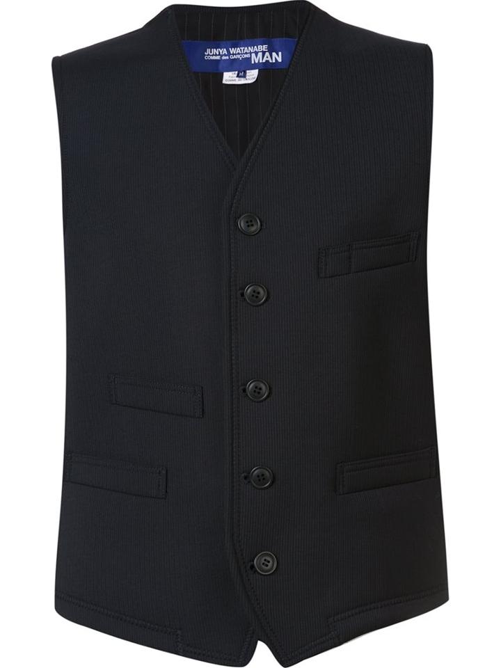 Junya Watanabe Comme Des Garçons Man Pinstriped Gilet