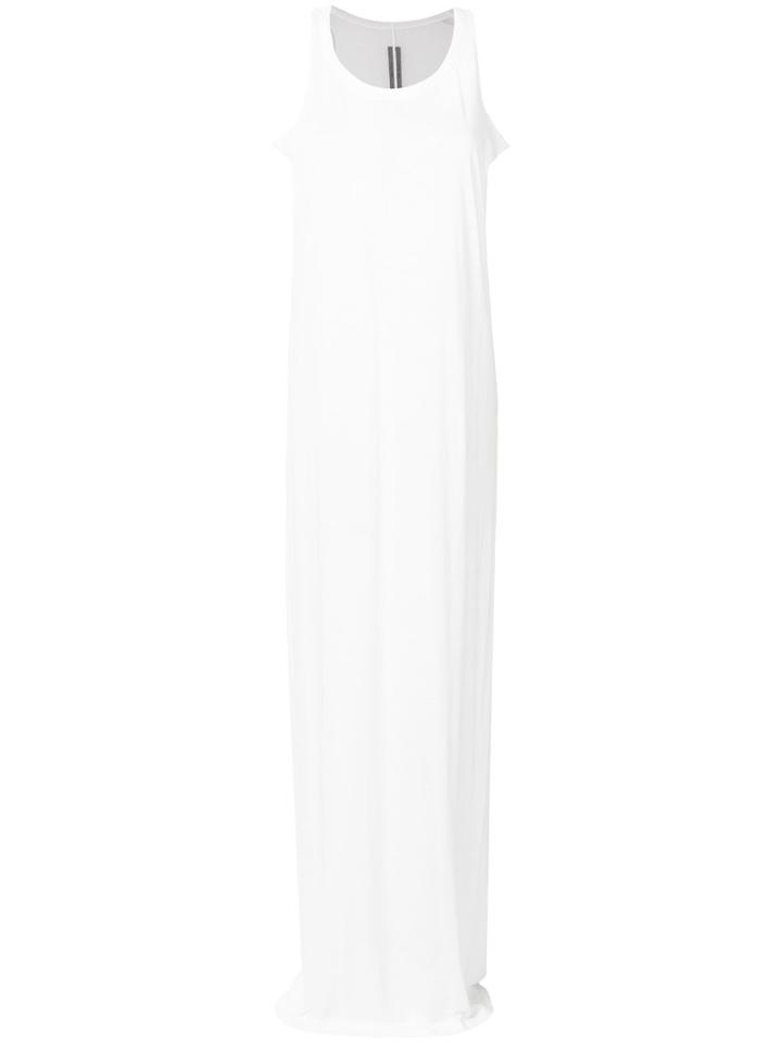 Rick Owens Sheer Maxi Dress - White