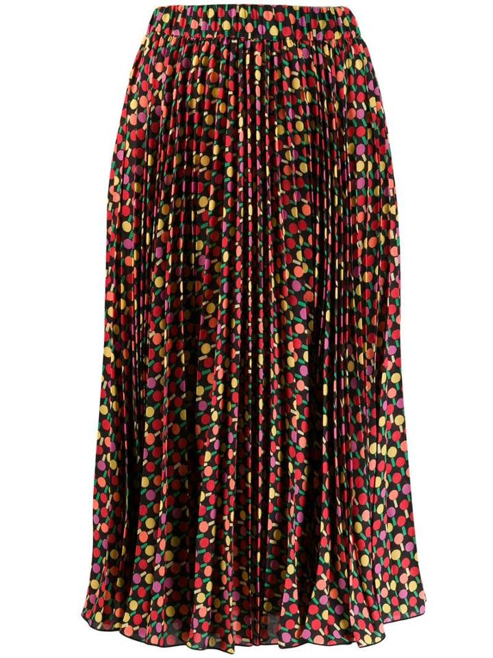 La Doublej Midi Soleil Skirt - Red