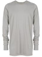 Rick Owens Drkshdw Oversized Long Sleeve T-shirt - Grey